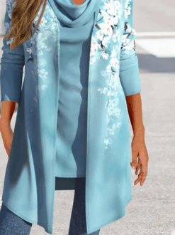 Casual Jersey Floral Printed Two-Piece Set -Zolucky Sales Store 307f32c6bccd175d79fafbfcd78c0aa6