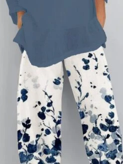 Women Vintage Floral Summer Pants -Zolucky Sales Store 308e6f2b1840dfc721d648581f35d4fd