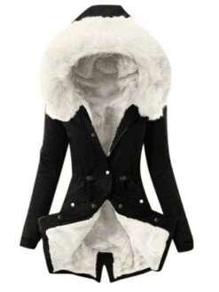 Loose Fur Collar Hoodie Casual Padded Jacket -Zolucky Sales Store 30d07a0443e62d73cc3cebcb459c19ed