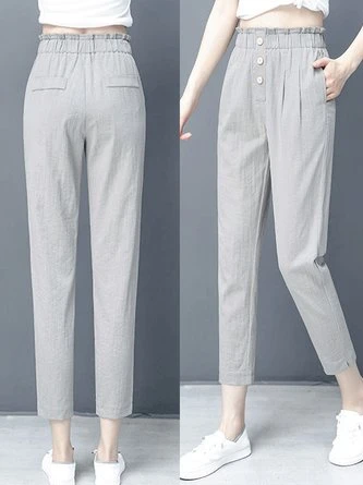 Casual Loose Pocket Stitching Pants 12 Casual Loose Pocket Stitching Pants - Image 12