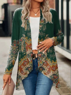 Vintage Ethnic Print Casual Loose H-Line Jersey Long Sleeve Kimono 11 Vintage Ethnic Print Casual Loose H-Line Jersey Long Sleeve Kimono -Zolucky Sales Store 36a8adf6e7225701cdeb97649e8c4cf9