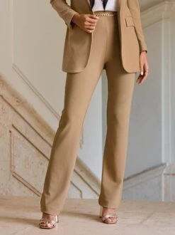 Daily Casual Plain Zipper Commuting Fashion H-Line Long Straight Pants 30 Daily Casual Plain Zipper Commuting Fashion H-Line Long Straight Pants -Zolucky Sales Store 374ca20c603658169c351e886fcfcc1c