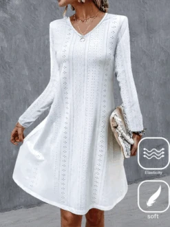 Casual Jacquard Loose Dress