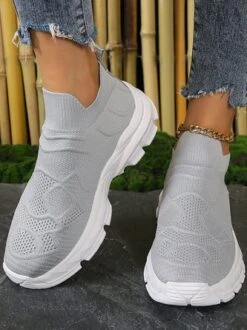 All Season Plain Sports Mesh Fabric Flyknit Sneakers 17 All Season Plain Sports Mesh Fabric Flyknit Sneakers -Zolucky Sales Store 3977683e793f5bb9605dcd7f5c7d0e44
