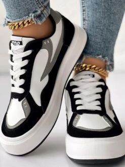 Pu All Season Casual Contrast Stitching Skate Shoes 17 Pu All Season Casual Contrast Stitching Skate Shoes -Zolucky Sales Store 39dc26ef03cbf9187215da3413138c50