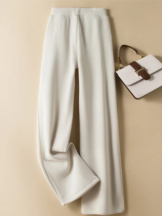 Plain Casual Loose Knitted Pants 3 Plain Casual Loose Knitted Pants - Image 3