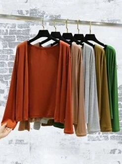 Casual Pocket Stitching Kimono