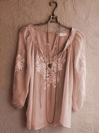 Women's Casual V Neck Half Sleeve Shirt & Top 2 Women's Casual V Neck Half Sleeve Shirt & Top - Image 2