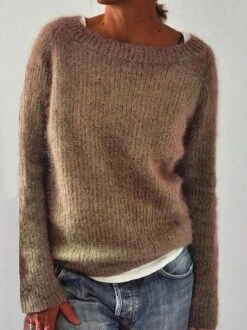 Solid Knitted Sweater Pullovers Jumpers -Zolucky Sales Store 4 jpg 1571652349711
