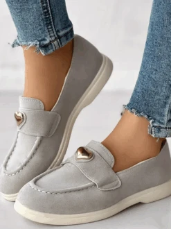 Faux Suede Casual Plain All Season Shallow Shoes 25 Faux Suede Casual Plain All Season Shallow Shoes -Zolucky Sales Store 40adc891b10c41fc9c45a2b8671555ec