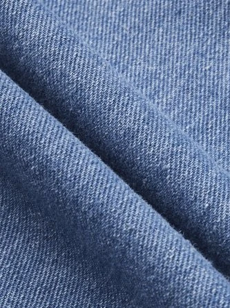 Loose High Waist Plain Urban Wide Leg Long Jeans 7 Loose High Waist Plain Urban Wide Leg Long Jeans - Image 7