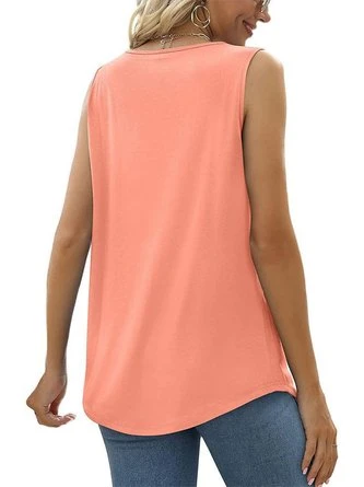 Square Neck Simple Tank Top 5 Square Neck Simple Tank Top - Image 5