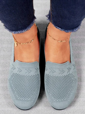 Women's Breathable Mesh Fabric Flat Shoes 5 Women's Breathable Mesh Fabric Flat Shoes - Image 5