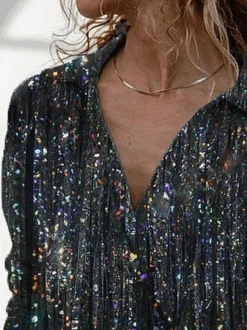 Loose V Neck Casual T-Shirt -Zolucky Sales Store 43776e865a0688c2560abbd78ff0d9a1