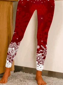 Plus Size Jersey Casual Christmas Legging -Zolucky Sales Store 44bfba098329066f666798d23b1b28a3