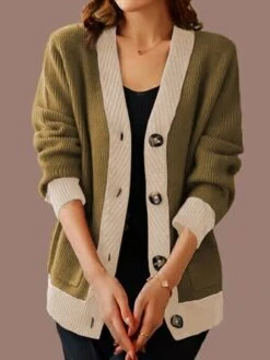 Plain Casual Cardigan -Zolucky Sales Store 460db52964d02138e1278fd96338c22f