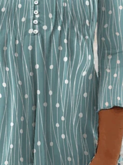 Plus Size Geometric Printed Jersey Casual Three Quarter Sleeve Top 7 Plus Size Geometric Printed Jersey Casual Three Quarter Sleeve Top -Zolucky Sales Store 4629265c9386738a5af395df80484c71