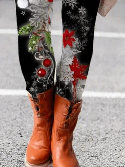 Christmas Casual Leggings Xmas Leggings -Zolucky Sales Store 468fa42c2be41a7dcb7c986d27843f87
