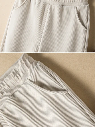 Plain Casual Loose Knitted Pants 8 Plain Casual Loose Knitted Pants - Image 8