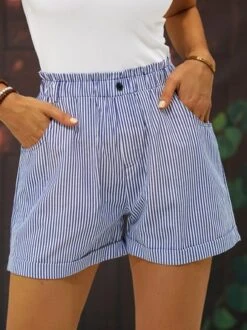 Loose Casual Striped Shorts -Zolucky Sales Store 474e6bec72622027c9fbaa790835998b