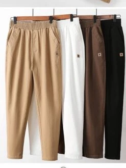 Casual Plain Tight Pants -Zolucky Sales Store 48b0a942dfef7daa1021446e8cc8d8bb