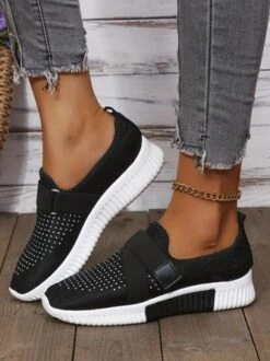 All Season Mesh Fabric Flyknit Sneakers -Zolucky Sales Store 4958e0b544cc9feadd6a9e97f1cf932e