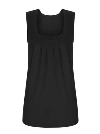 Square Neck Simple Tank Top 12 Square Neck Simple Tank Top - Image 12