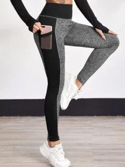 Tight Casual Color Block Leggings