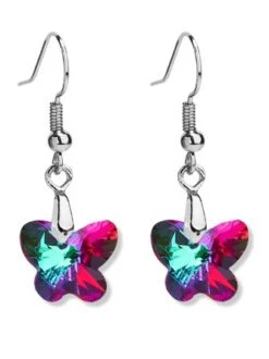 Butterfly Crystal Party Dangle Earrings -Zolucky Sales Store 4eab5105cc7c9f6030f6cfe810d3bced