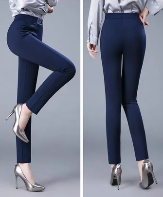 Basic Plain Pockets Legging Casual High Elasticity Tight Pants 3 Basic Plain Pockets Legging Casual High Elasticity Tight Pants - Image 3
