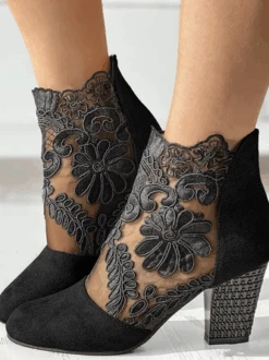 Casual Plain Faux Suede Autumn Boot -Zolucky Sales Store 4fb523177ceab29443652bd03f6263e1