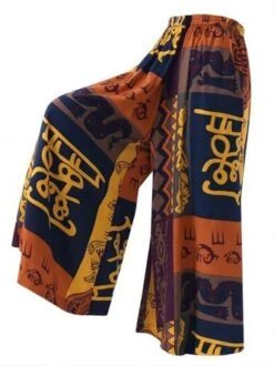 Plus Size Loose Ethnic Casual Pants