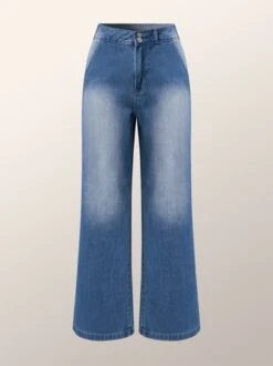 Loose High Waist Plain Urban Wide Leg Long Jeans 20 Loose High Waist Plain Urban Wide Leg Long Jeans -Zolucky Sales Store 5106677e74b95105961bca9f91b9a4b9