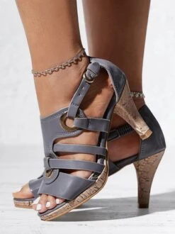 Comfortable Vintage Summer Women Heel Sandals 25 Comfortable Vintage Summer Women Heel Sandals -Zolucky Sales Store 510d486c8fb4a6d06fd67f66022d4ba3
