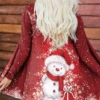 Christmas Jersey Cardigan Coat Xmas Coat