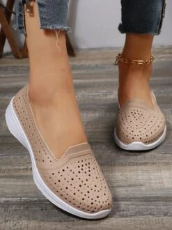 Women Hollow Out Waterproof Slip On Shoes -Zolucky Sales Store 52645d29b2468b4b5dc03afab2c18448