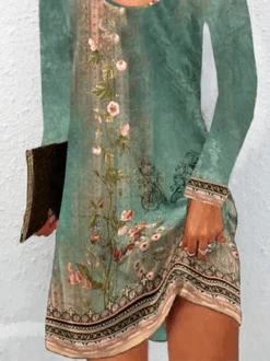 Plus Size Long Sleeve Casual Ethnic Printed Dress 5 Plus Size Long Sleeve Casual Ethnic Printed Dress -Zolucky Sales Store 5413e9125321f1cdd2e3eec4ac3d8f8e