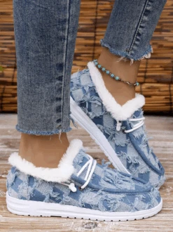 Casual Plaid Canvas Shoes