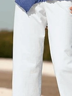 Plus Size Casual Loose Plain Cotton Pants 5 Plus Size Casual Loose Plain Cotton Pants -Zolucky Sales Store 5499fc695a14b34afc028e11b7bcfc86