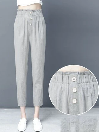 Casual Loose Pocket Stitching Pants 10 Casual Loose Pocket Stitching Pants - Image 10