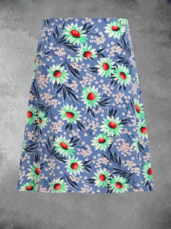 Sweet Floral Cotton Skirt