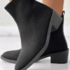 Winter Chunky Heel Cotton-Padded Boots