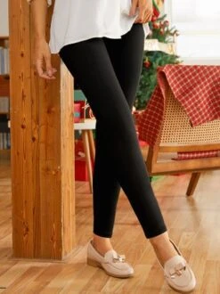Plain Elastic Waist Foundation Simple High Elastic Pants Leggings 12 Plain Elastic Waist Foundation Simple High Elastic Pants Leggings -Zolucky Sales Store 55ecfedc178b4f3a6d1a5235c2750131