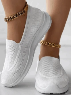 Casual All Season Mesh Fabric Plain Casual Shoes -Zolucky Sales Store 562b2d2c7899b17f08e13473082fa35f