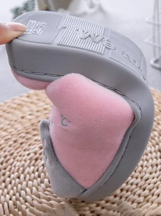 Casual Cartoon Cat Letters Embroidery Warmth Fluffy Slippers 13 Casual Cartoon Cat Letters Embroidery Warmth Fluffy Slippers - Image 13