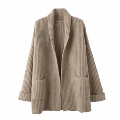 Casual Loose Shawl Collar Yarn/Wool Yarn Cardigan -Zolucky Sales Store 57e514e753df1f984c6ed79ba47bc01f
