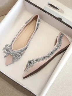 Sparkling Rhinestone Bowknot Fashion Flat Shallow Shoes 27 Sparkling Rhinestone Bowknot Fashion Flat Shallow Shoes -Zolucky Sales Store 5917106f11974d11d6228f0b238aa9d9