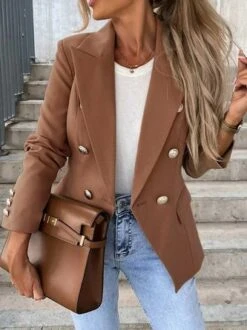 Plain Casual Blazer