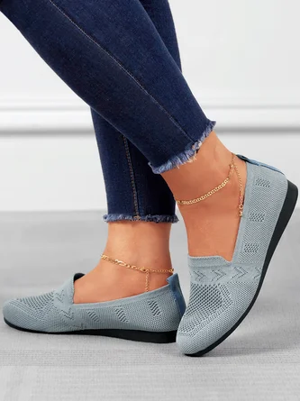 Women's Breathable Mesh Fabric Flat Shoes 4 Women's Breathable Mesh Fabric Flat Shoes - Image 4