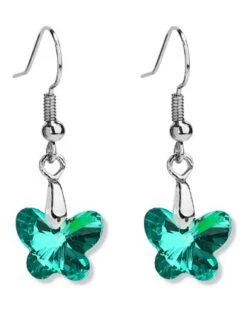 Butterfly Crystal Party Dangle Earrings -Zolucky Sales Store 5ce4d142d878712bd338cb4b563333ae